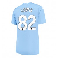 Manchester City Rico Lewis #82 Hjemmedrakt Dame 2023-24 Kortermet